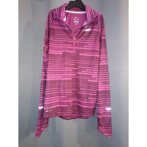 Nike Element Quarter Zip Dri-Fit Long Sleeves Shirt Womens Size XS